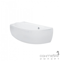 Асиметрична ванна Besco PMD Piramida Mini 150x70 біла, права