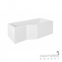 Асиметрична ванна Besco PMD Piramida Integra 150x75 біла, права