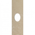Настенная плитка под мрамор, декор 29,5x90 Newker Imperium Ventana Cream (бежевая)