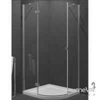 Напівкругла душова кабіна New Trendy Eleganta L EXK-1002 ліва, прозора