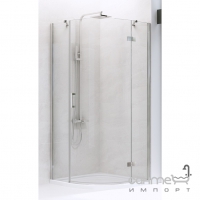 Напівкругла душова кабіна New Trendy New Merana R55 100x100 K-0329 права, прозоре скло