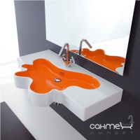 Настенная/накладная раковина Disegno Ceramica Splash (SH10056101), цветная