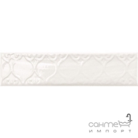 Плитка керамическая 8х33 Realonda Gala Blanco Decor (декор, белая)