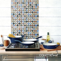 Керамічна плитка Plaza Kendos Mix 20х60 кольорова мозаїка
