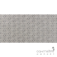 Керамічна плитка декор Plaza Tenessee Cosmo 29,8х60 сірий візерунок