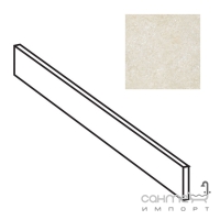 Плитка 60x7,2 Cotto d'este Secret Stone Bullnose with bevelled edge Mystery White Grip (структура)