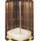 Напівкругла душова кабіна 100х100х180 Ardien Lux S2017 колір на вибір
