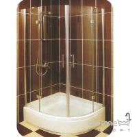 Напівкругла душова кабіна 90х90х180 Ardien Lux S2017 колір на вибір