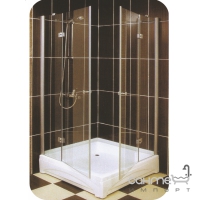 Квадратна душова кабіна 80х80х180 Ardien Lux S2016 колір на вибір