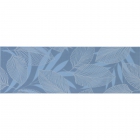 Настінна плитка декор 20х60 Pamesa MOOD Decor FOGLI Azul (блакитна)