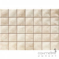 Настенная плитка под мозаику 31,6x45,2 Pamesa TRAVER RLV. 3D Marfil (бежевая)