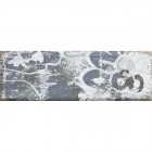 Плитка настенная декор Rondoni Blue Inserto A 9,8x29,8