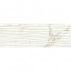 Настенная плитка 40x120 Ragno Bistrot Calacatta Michelangelo Struttura Dune (белая)