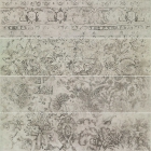 Плитка настінна, декор 4 різних рисунка 15х60 Ragno Concept Decoro Beige (бежева)