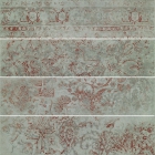 Плитка настенная, декор 4 различных pиcyнка 15х60 Ragno Concept Decoro Greige (коричневая)