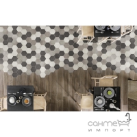 Плитка для підлоги, декор 21x18,2 Ragno Rewind Decoro Geometrico Vanilla (18 варіантів дизайну)