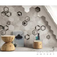 Плитка для підлоги, декор 21x18,2 Ragno Rewind Decoro Geometrico Corda (18 варіантів дизайну)