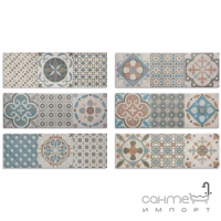 Плитка для підлоги, 6 варіантів дизайну 19x57 Saloni Bermeo Job Team Multi