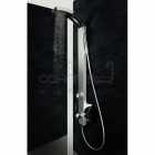 Душевая стойка с ручным душем и термостатическим смесителем Bugnatese DROP IDEA2 алюминий