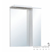 Зеркало для ванной комнаты Мойдодыр Тетрис 70x70 со шкафчиком справа