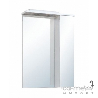 Зеркало для ванной комнаты Мойдодыр Тетрис 60x70 со шкафчиком справа