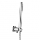 Ручной душ с держателем-подсоединением и шлангом Paffoni Tondo ZDUP 094 CR хром