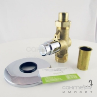 Пневматичний кран для зливу туалету Remer Rubinetterie SpA Tempor TE171/CR