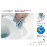 Унитаз-компакт безободковый Cersanit Colour Clean On 011 3/5 c сидением softclose