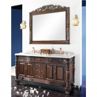 Комплект мебели для ванной комнаты Godi US-08A Teak brown (рыже-коричневый)