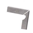 Плинтус для флорентийской ступени, правый 290 Stroeher Roccia 9118 840 grigio (серый)