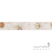 Плитка настенная фриз Cersanit Alama Цветок 7x45

