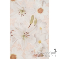 Плитка настенная декор Cersanit Alama Цветок беж 30x45

