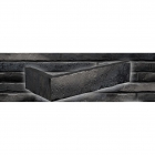 Плитка фасадная угловая 240x115x40x14 Stroeher Riegel 50 7751 453 silver-black (серебристо-черная)	