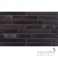 Плитка фасадная 440x52x14 Stroeher Glanzstucke 2452 № 6 (черная)